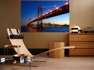 San Francisco Skyline And Bay Bridge Giant Photographic Print - Image 2