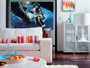 Space Cowboy Astronaut Giant Art Print - Image 2