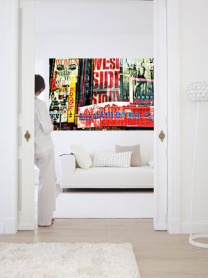 New York Times Square Neon Stories Giant Art Print - Image 2