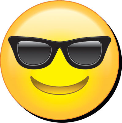 Emoji Sunglasses Magnet — Poster Plus