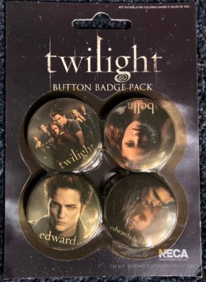 Set of Four Twilight Pin Badges