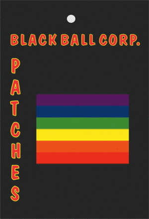 Pride Flag 9x6.5cm Embroidered Sew On Patch - Image 2