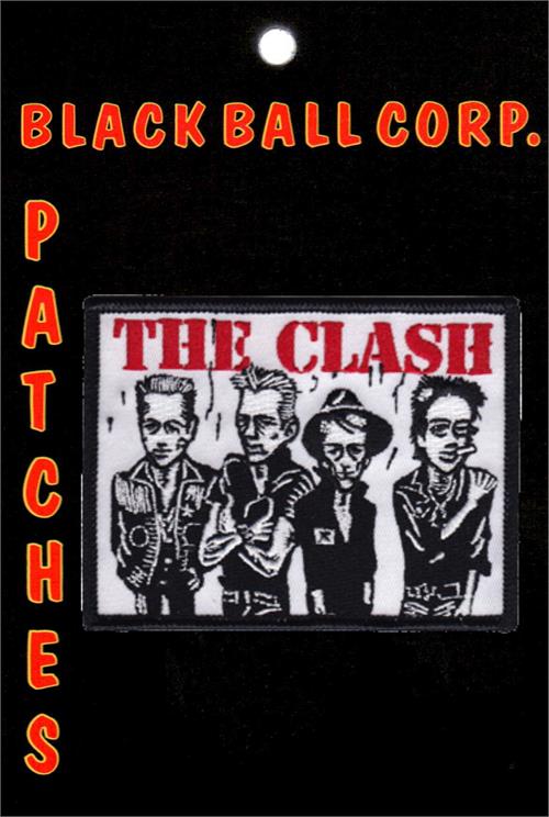The Clash 10x7.5cm Embroidered Sew On Patch — Poster Plus