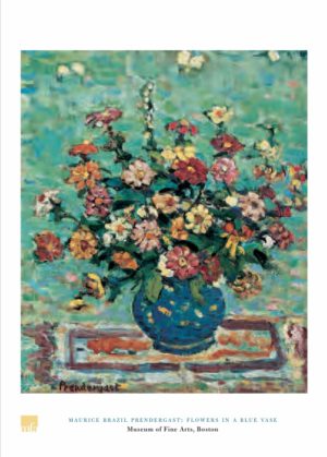 Maurice Prendergast - Flowers In A Blue Vase Art Print