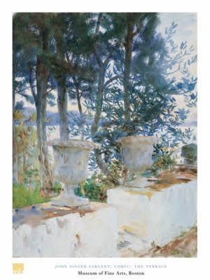 John Singer Sargent - Corfu The Terrace Art Print