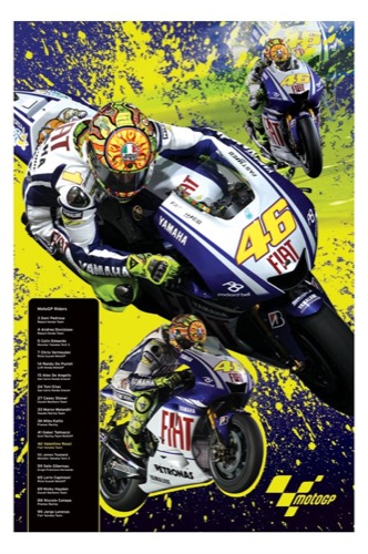 MotoGP Valentino Rossi — Poster Plus