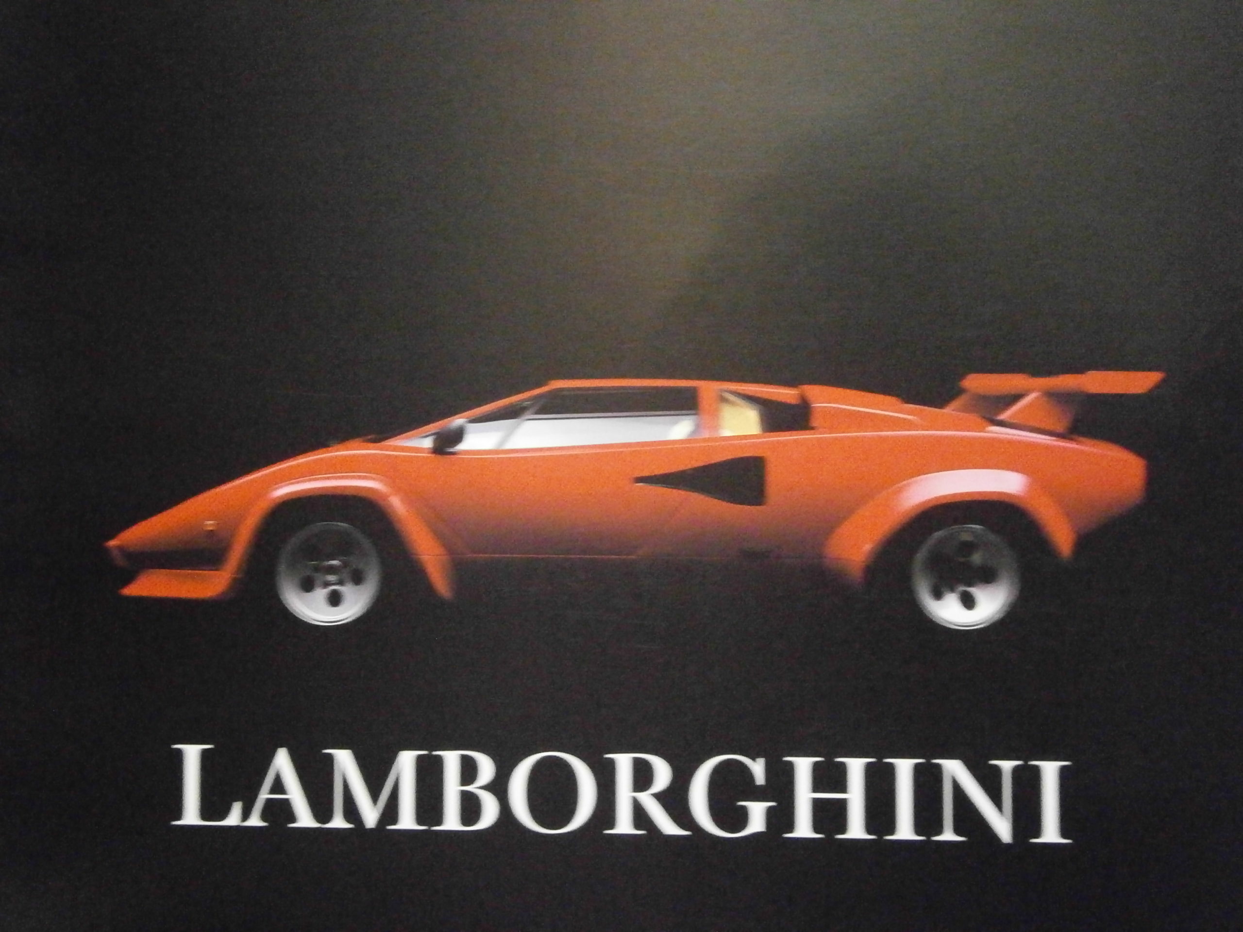 Red Lamborghini Poster 