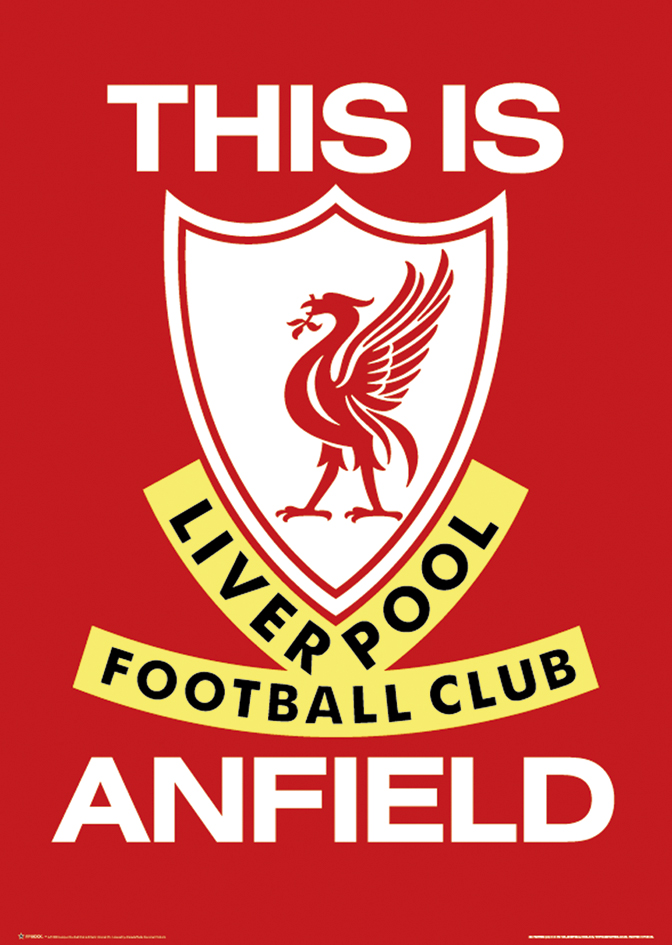 Liverpool FC Crest Maxi Poster 61 x 91,5 cm 