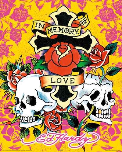 Ed Hardy In Memory Mini Poster — Poster Plus