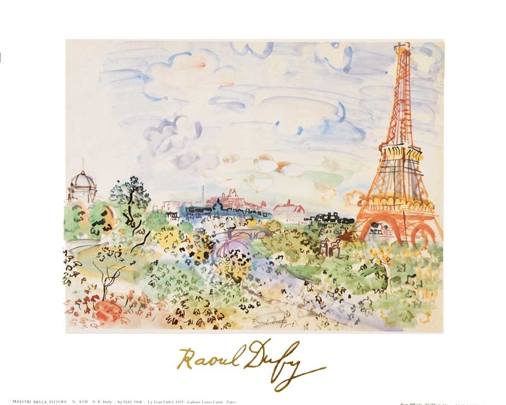 Raoul Dufy La Tour Eiffel 1935 — Poster Plus