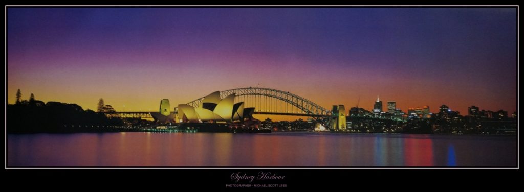 Sydney Harbour by Michael Scott Lees — Poster Plus