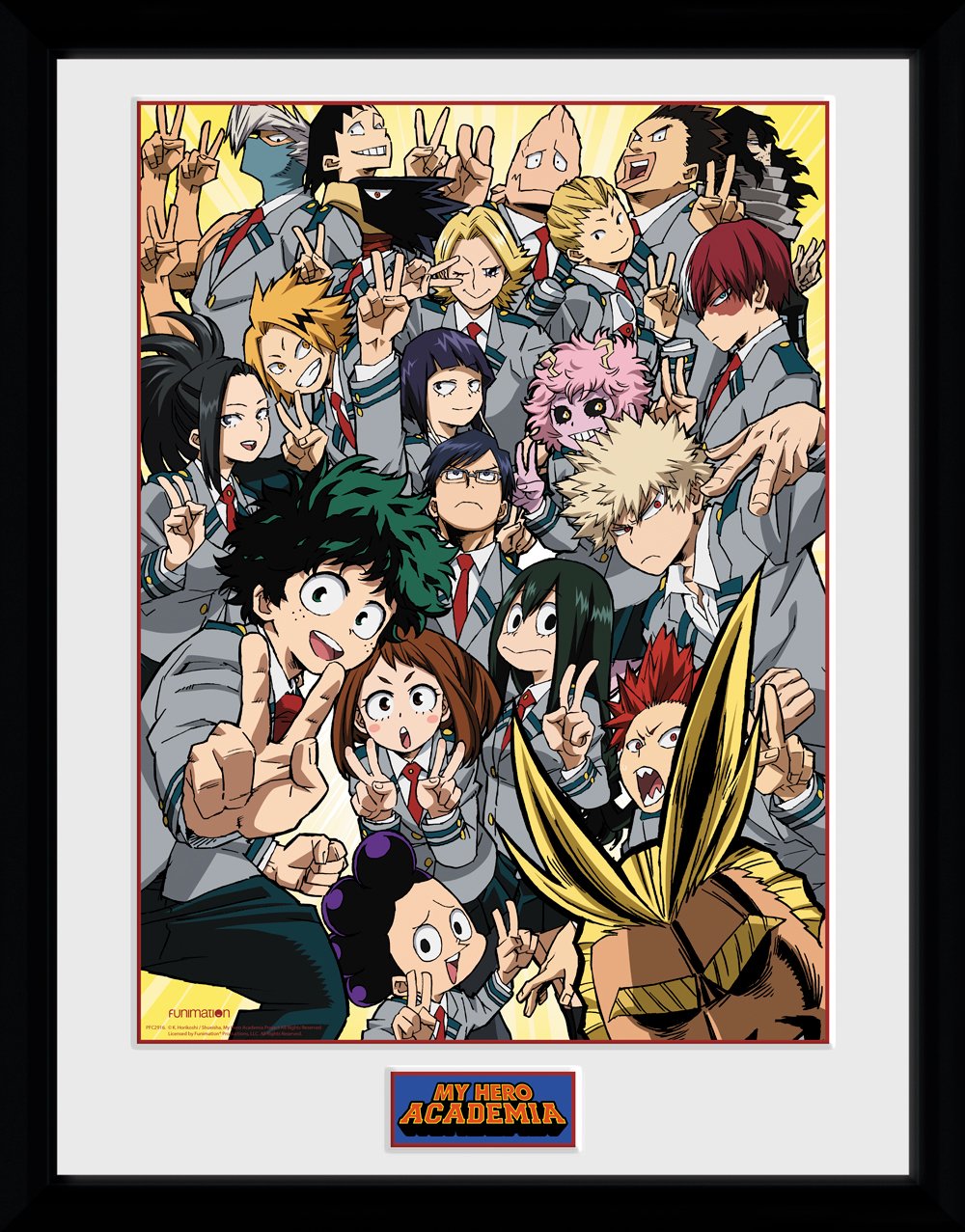 My Hero Academia - Chibi Characters Framed poster