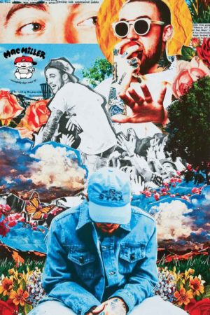 Mac Miller Collage Poster