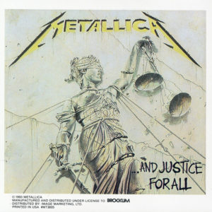 Metallica And Justice For All Peel and Stick Sticker