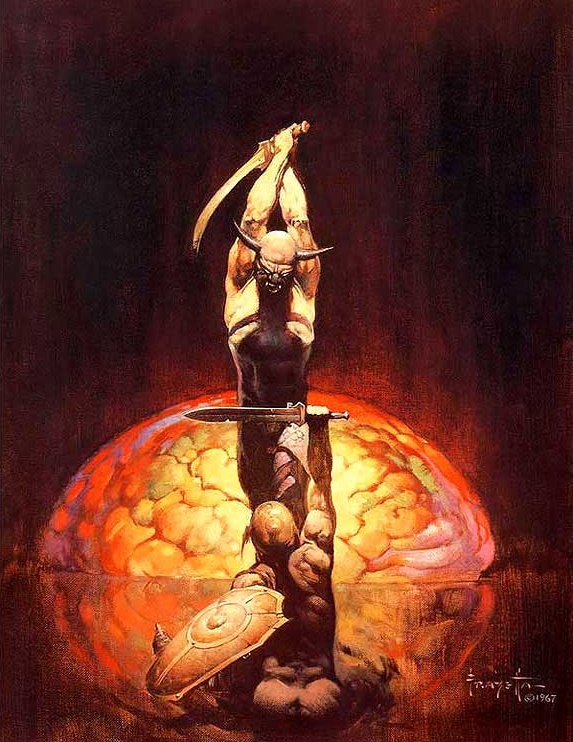 Frank Frazetta - Brain — Poster Plus