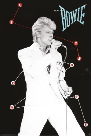 David Bowie Let's Dance Poster