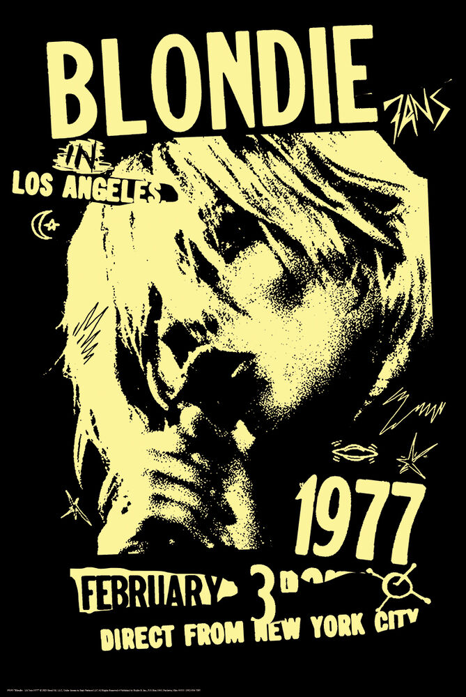 Blondie Los Angeles Poster — Poster Plus Australia