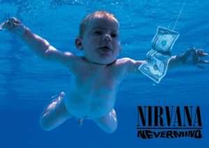 Album Cover Poster of Nirvana's Nevermind