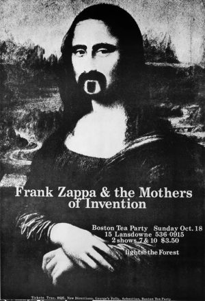 Frank Zappa And The Mothers Of Invention Tour Poster