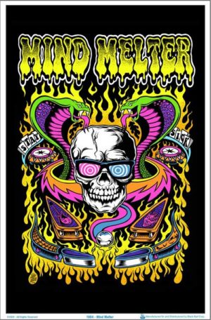 Mind Melter Blacklight Poster