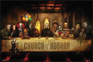 Slash SUpper Church Of Horror Movie Slashers Poster By Big Chris