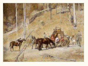 Tom Roberts Bailed Up Art Print