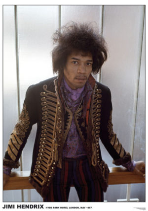 Jimi Hendrix In London 1967 Poster