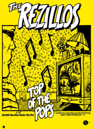 The Rezillos Top Of The Pops Poster