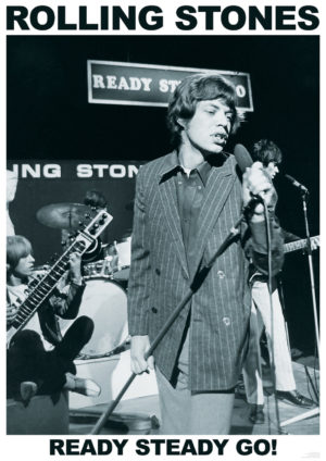 The Rolling Stones Mick Jagger On Ready Steady Go Poster