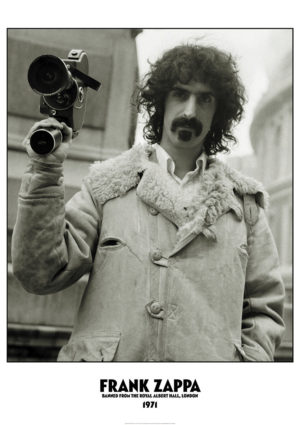 Frank Zappa Outside The Albert Hall Poster