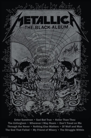 Metallica Black Album Poster