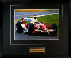 Ralph Schumacher Formula One Matted And Framed Photo