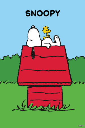 Peanuts Snoopy Dog House Poster