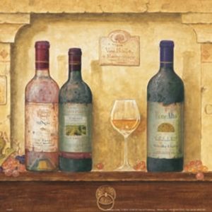 Mepas - Wine Bottles III Art Print