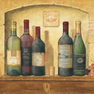 Mepas - Wine Bottles IV Art Print