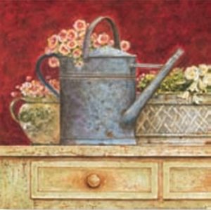 Eric Barjot - Vintage Dresser With Watering Can Art Print