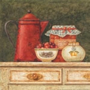 Eric Barjot - Vintage Dresser With Kettle Art Print