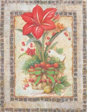 Christmas Lily Art Print