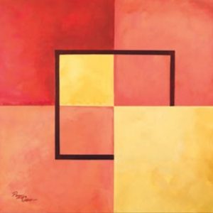 Peggy Garr - Orange Abstract Art Print