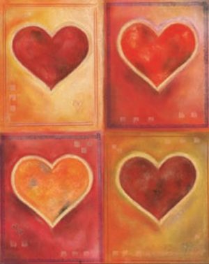 Mepas - Hearts II Art Print