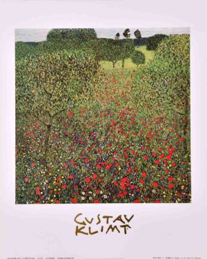 Gustav Klimt - Field Of Poppies