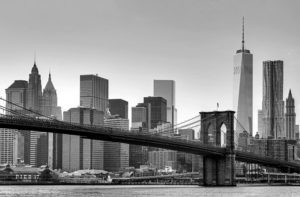 New York Freedom Tower Brooklyn Bridge Giant Photographic Print