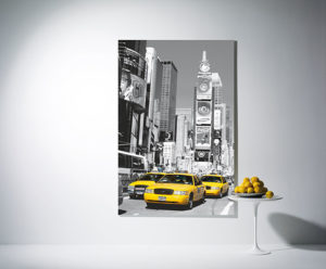 New York Times Square I Yellow Taxis Car Giant Photographic Print - Image 2