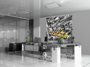 Cabs Queuing Yellow Taxis Car Giant Photographic Print - Image 2