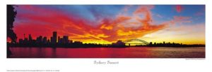 Phil Gray - Sydney Sunset 1990 Photographic Print