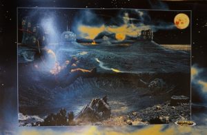 Chayan Khoi  - Lost In Time Chimp Poster (Published 1999, some wear)