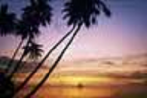 Tahiti Sunset Poster