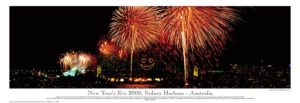 Phil Gray - New Year's Eve Millennium Celebration 2000 Laminated Limited Edition Photographic Print