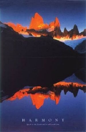 Harmony Mountains Mini Poster