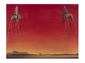 Salvador Dali - Elephants 1948